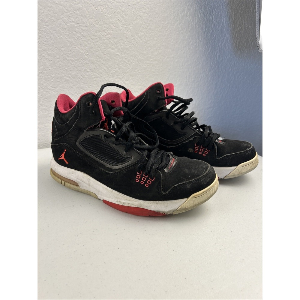 Nike Jordan Basketball Shoes Size 7Y Flight 23 Black/Pink Sneakers High Top 2011